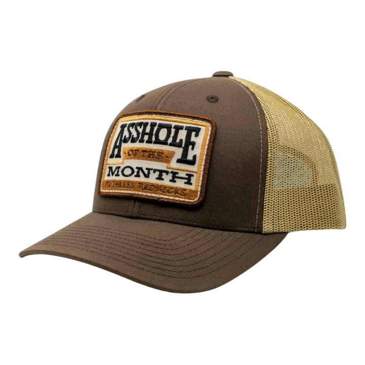 SNAPBACK CURVED ASSHOLE - BRN